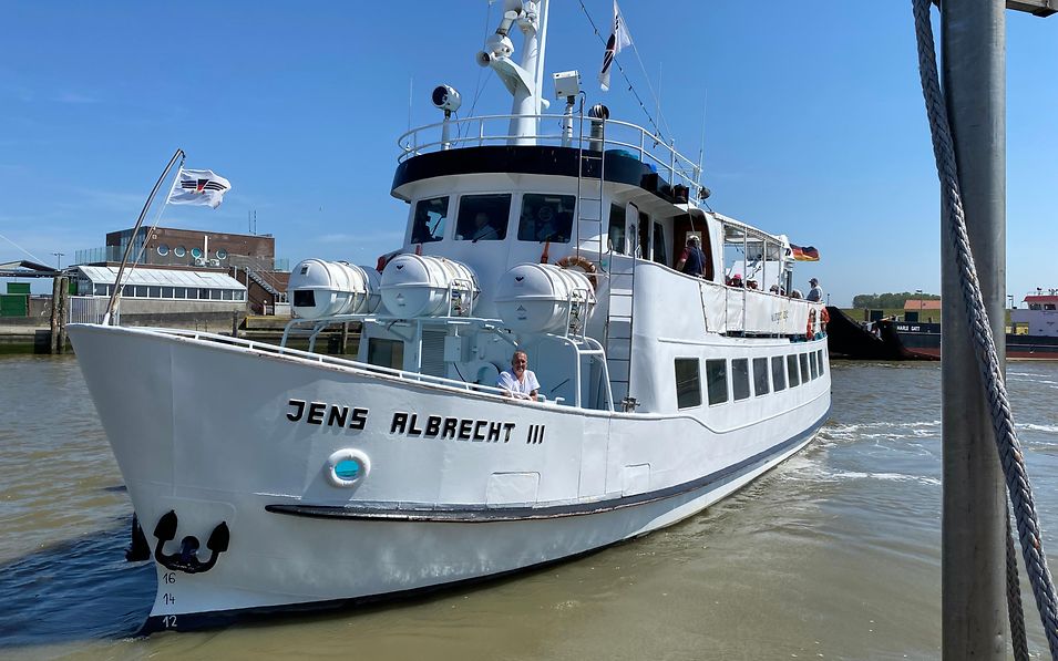 Unser Ausflugsschiff Jens Albrecht III